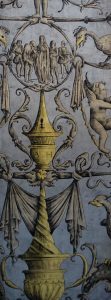 Verres Eglomisés: quelques exemples….dorure et peinture sur verre.