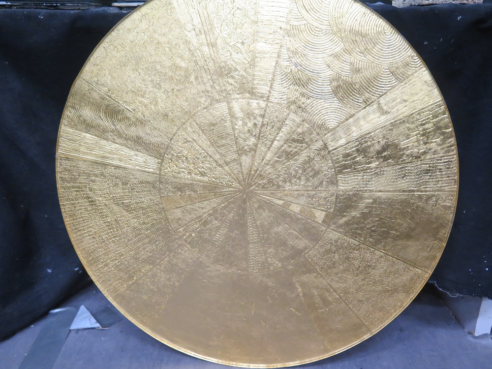 Verres Eglomisés: quelques exemples de réalisation, dorure et peinture sur verre